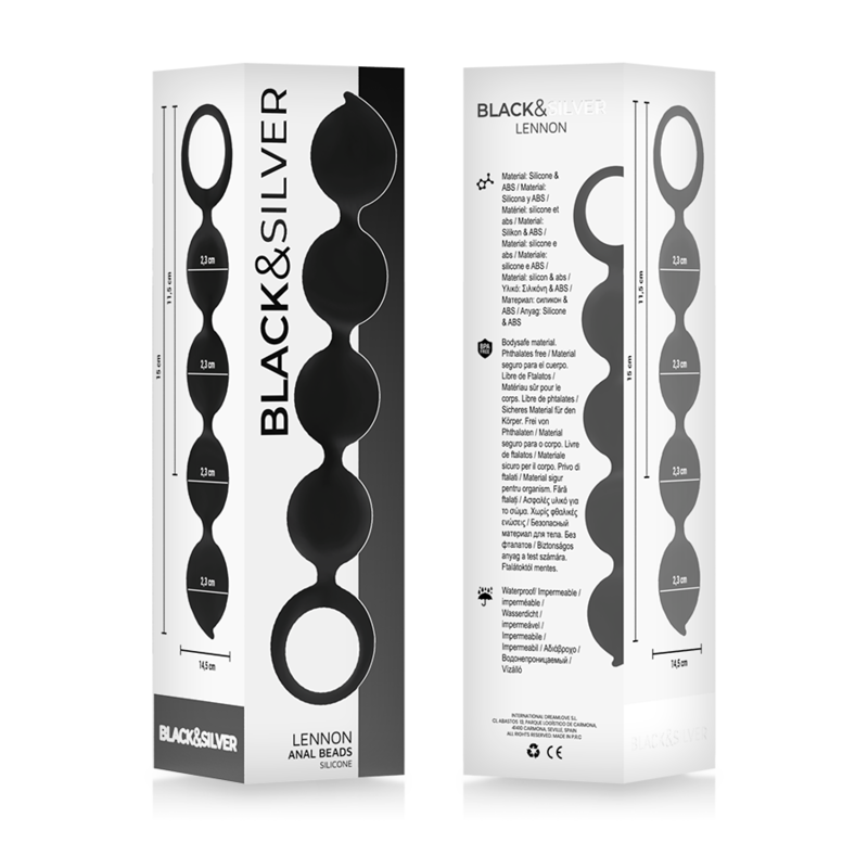 Black&silver-Lennon Rosario Anal 4 Sfere Silicon 15 cm-Waterproof 4 img 143302 4c6824e544339fb1c52b46532c9ba19b 1