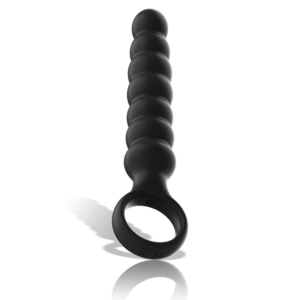 Black&silver-Bob Puternic Dilatator Anal din Silicon-10 Trepte - imagine 4