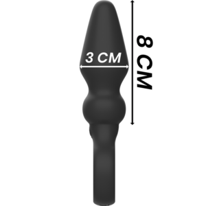 Black&silver-Ozzy Vibrator Plug Anal din Silicon 9 Black&silver-Ozzy Vibrator Plug Anal din Silicon - imagine 4