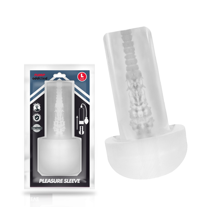 Pump Addicted-Pleasure Sleeve Masturbator Mărime L-TPE 1 img 143363 b1adab618ea8f780f57bae9332dfac5d 1