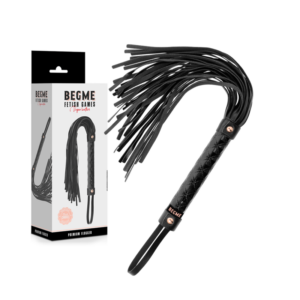Begme Black Edition-Black Edition Flogger din Piele Vegană - imagine 3