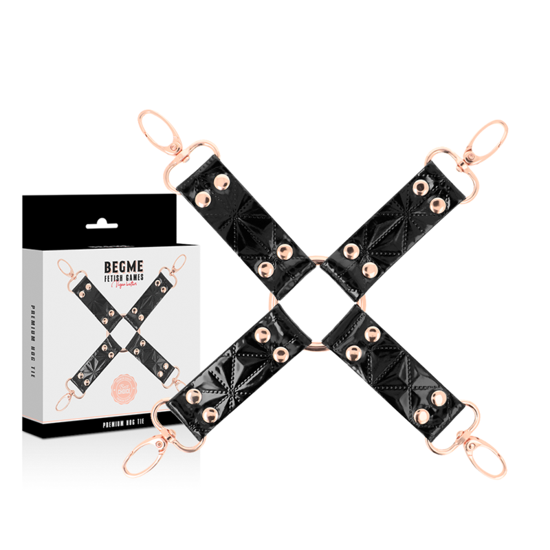 Begme Black Edition-Black Edition Vegan Leather Hog Tie-Metal 1 img 143388 407b8800ede0ea1a6efa550f302a9bd9 1