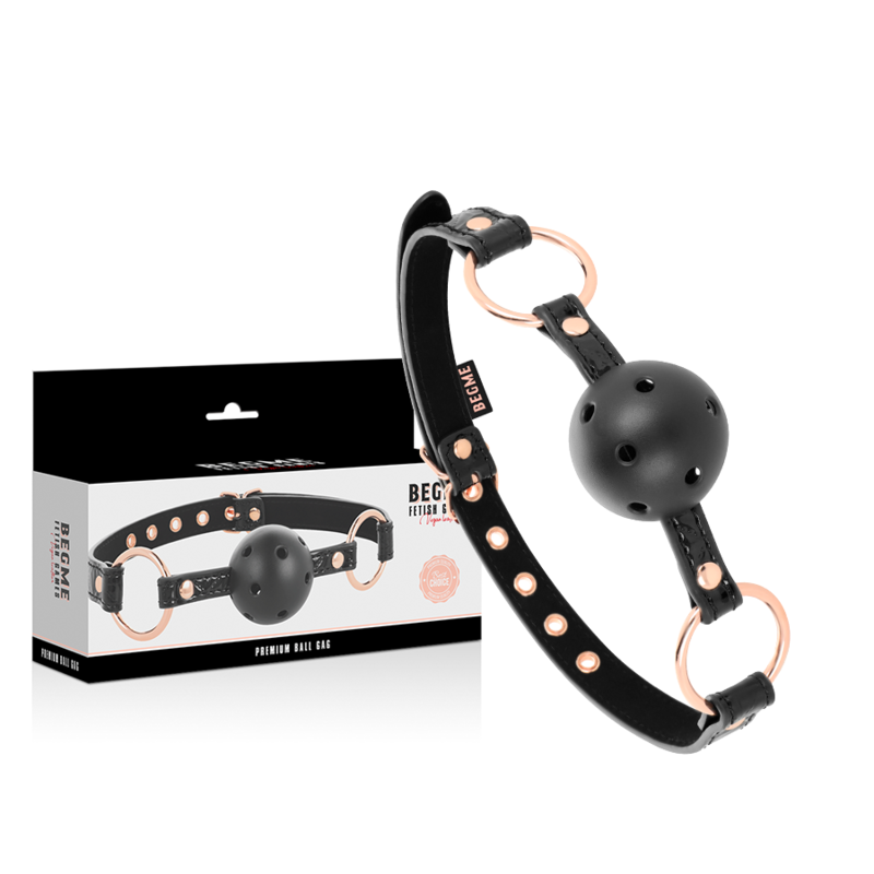 Begme Black Edition-Black Edition Mordă cu Bilă Piele Vegană 1 img 143389 89ade996b0b70b055a16da26dfc8910c 1