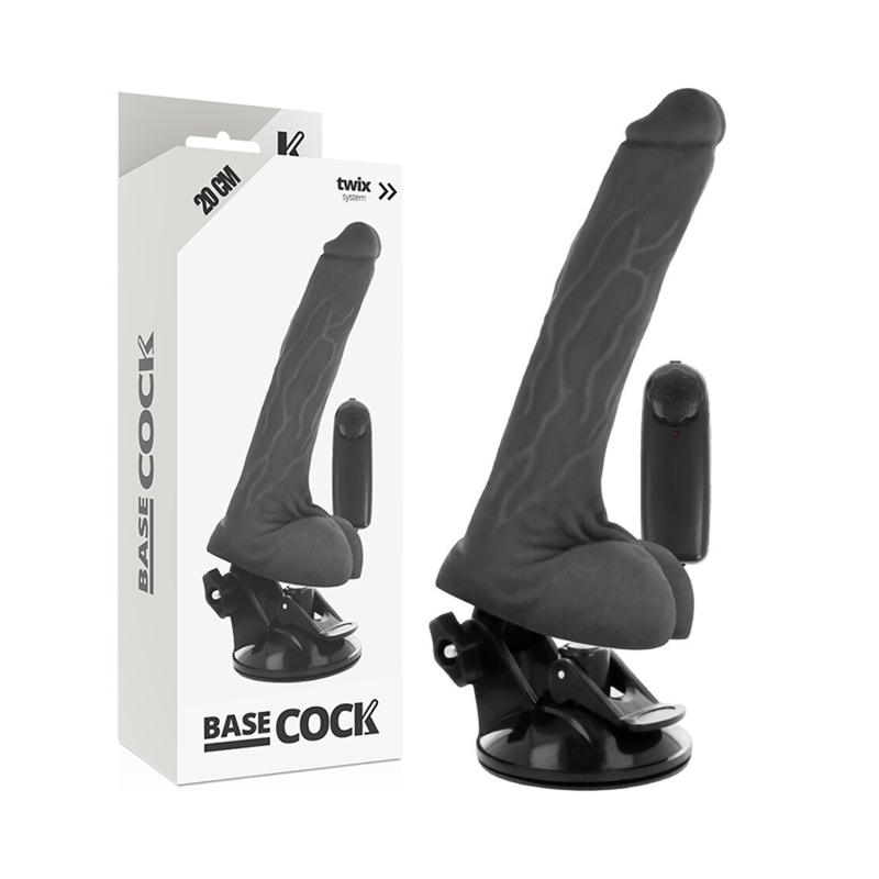 BASECOCK - REALISTIC NATURAL REMOTE CONTROL VIBRATOR WITH TESTICLES 20 CM img 143442 cb9e74a11ac35743b68ee924a64f6c34 1