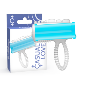 Casual Love-Inel Vibrator cu Limbă, Albastru 6 Casual Love-Inel Vibrator cu Limbă, Albastru - imagine 3