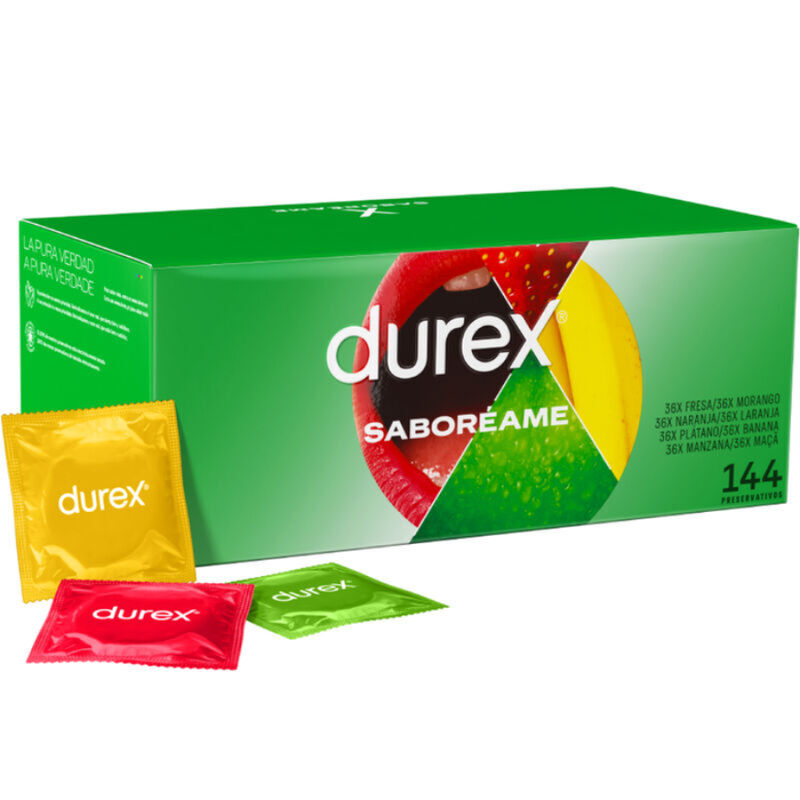 Durex Condoms-Pleasure Fruits 144 Unități-Latex 1 Durex Condoms-Pleasure Fruits 144 Unități-Latex · Prezervative