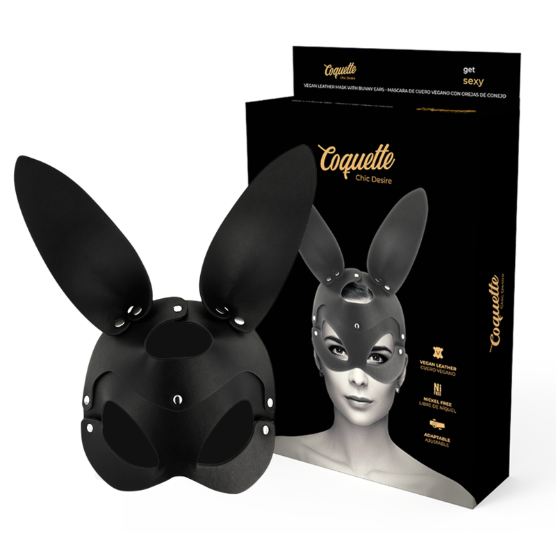 Coquette Accessories-Mască din Piele Vegană cu Urechi de Iepuraș 1 img 143545 650b0e1cf710476f94a6fb908132e895 1