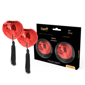 Coquette Accessories-Acoperitoare pentru Sfârcuri Roșii - imagine 1
