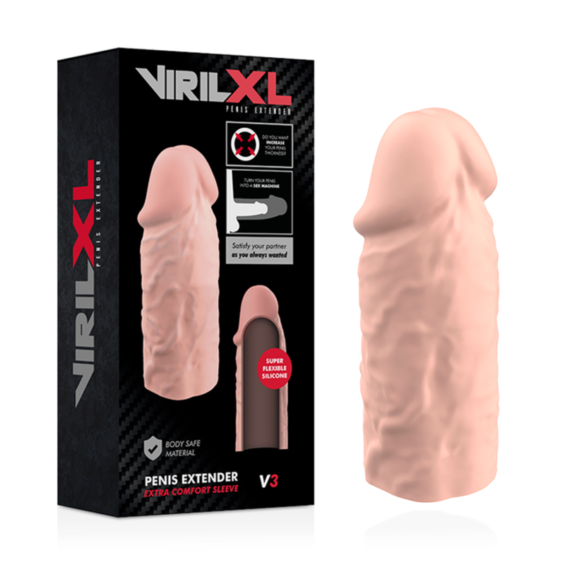 Virilxl - Extensie pentru Penis Silicon Lichid V3 Natural 9 img 143661 2e8f2e430cb40361080f154798f656cf 1