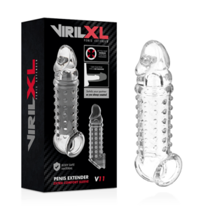 Virilxl - Extensie Penian si Manșon V11 Transparent 11 Virilxl - Extensie Penian si Manșon V11 Transparent - imagine 3