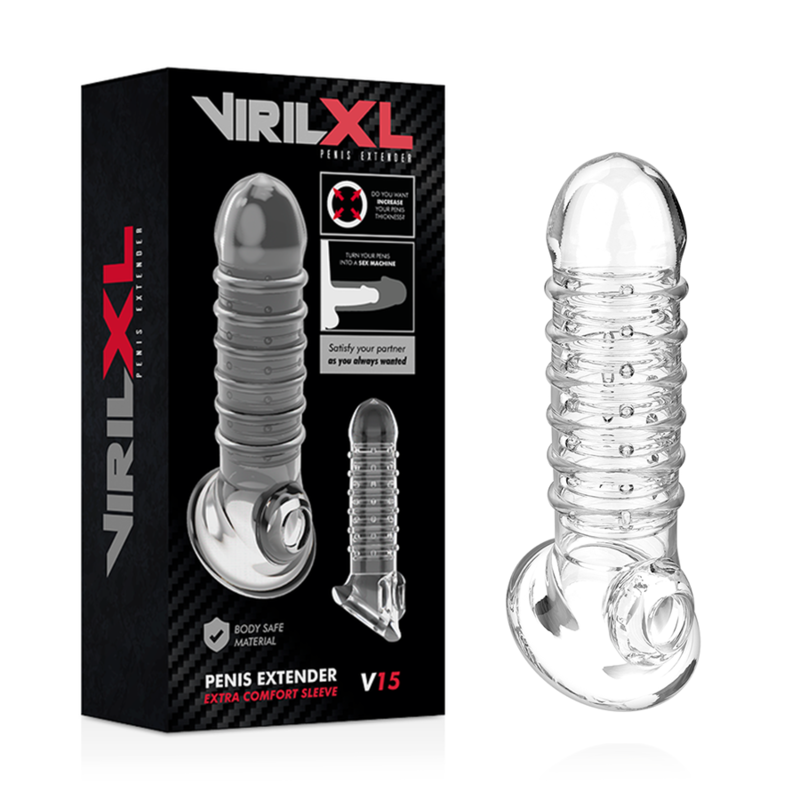 Virilxl - Extensie și Teacă pentru Penis V15 Transparent 4 img 143671 99e9e913cbbf8d5e301e12b67e2a0bc9 1