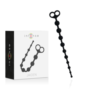 Intense Anal Toys-Jaiden Mărgele Anale Negre-Silicon 7 Intense Anal Toys-Jaiden Mărgele Anale Negre-Silicon - imagine 1