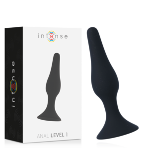 Intense Anal Toys-Anal Level 1 10.5cm Negru-Silicon 3 Intense Anal Toys-Anal Level 1 10.5cm Negru-Silicon - imagine 1