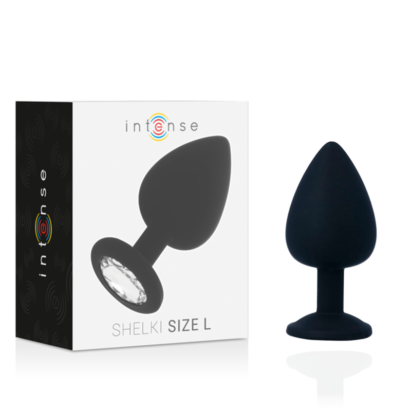 Intense Anal Toys-Shelki L Plug Anal Negru-Silicon, Waterproof 4 img 143820 fe193f341354bcd24c156bca42b12ee9 1