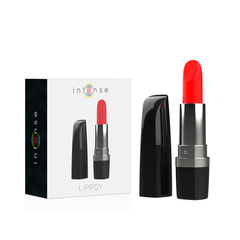 Intense Fun Toys-Lippsy Ruj Vibrator Negru-Silicon, 10 Trepte 1 img 143837 205091a65b26c0c62bc95c07ca77772d 1