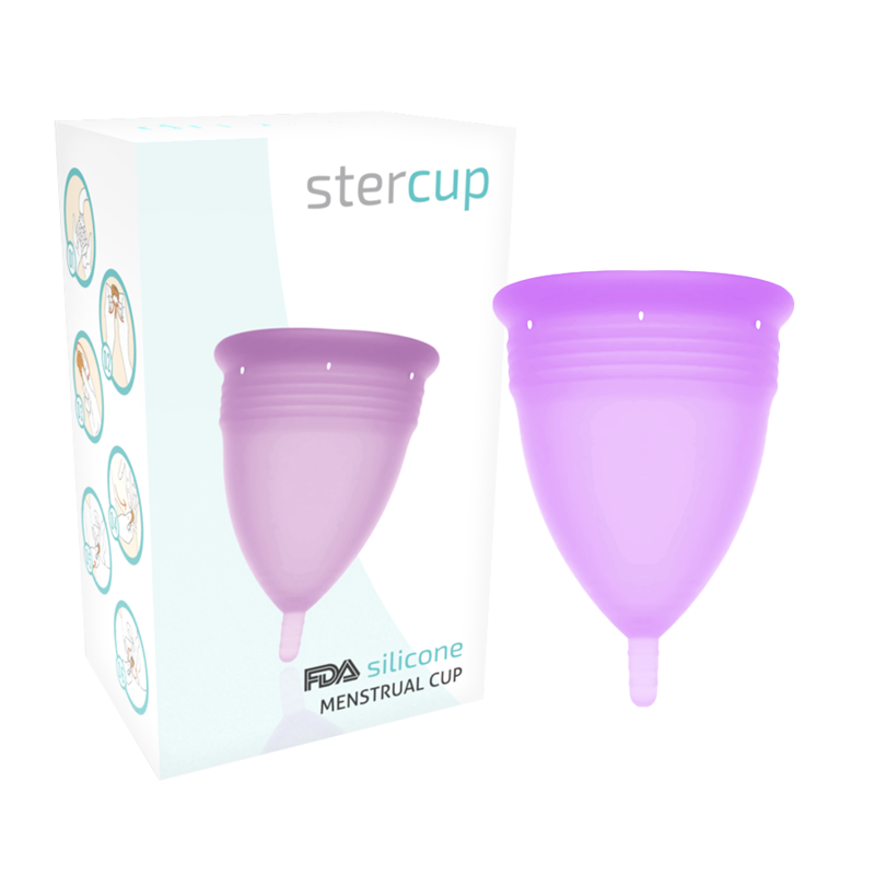 Stercup - Cupa Menstruală din Silicon Fda Violet - Size L 5 img 143898 a0da2bf04e3a9f115d0e405d652ed779 1