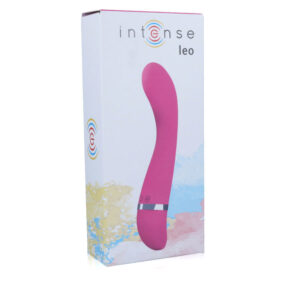 Intense High Tech-Leo Vibrator Roz din Silicon Luxe-12 Trepte 7 Intense High Tech-Leo Vibrator Roz din Silicon Luxe-12 Trepte - imagine 3