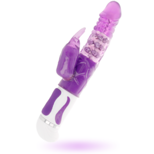 Intense High Tech-Guppy Lilac Rotator Vibrator-12 Trepte, Rotatie - imagine 6