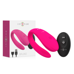 Intense Remote Control-Bruno Partner Plăcere Dublă Roz-Silicon 8 Intense Remote Control-Bruno Partner Plăcere Dublă Roz-Silicon - imagine 3