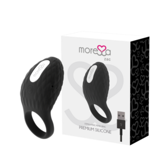 Moressa-Zac Premium Inel Vibrator Reîncărcabil-Silicon, 7 Trepte 7 Moressa-Zac Premium Inel Vibrator Reîncărcabil-Silicon, 7 Trepte - imagine 3