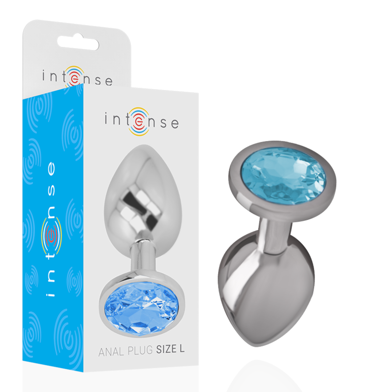 Intense Anal Toys-Plug Anal din Metal cu Cristal Albastru 1 img 144337 9c14ed0991155f3773af9d1fc9acc28f 1