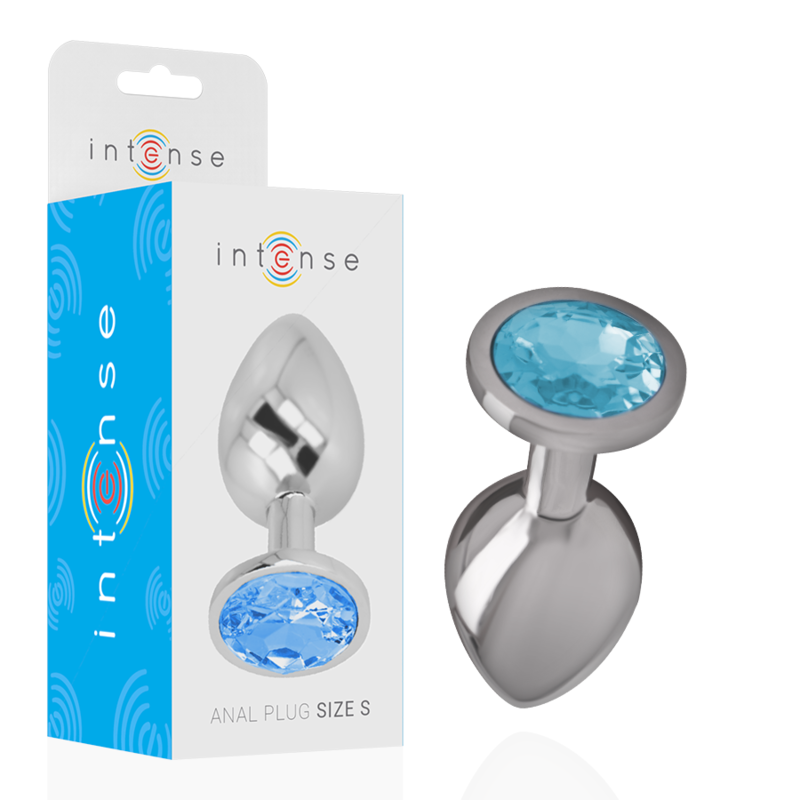Intense Anal Toys-Plug Anal Metalic cu Cristal Albastru, Mărime S 1 img 144339 f3dac01881ccd9b206943df2f8513f96 1