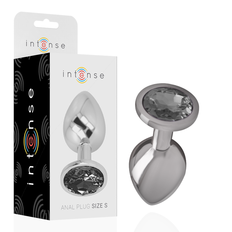 Intense Anal Toys-Plug Anal din Aluminiu cu Cristal Negru 1 img 144342 8a06d10a419d43785d64d19b85bda675 1