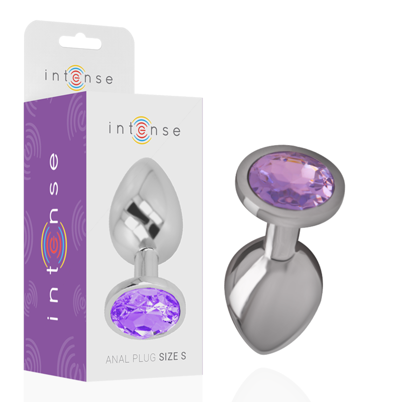 Intense Anal Toys-Plug Anal Metalic din Aluminiu cu Cristal-Violet, Mărime L 1 img 144352 88e00becdb10c36ce973ebb8cb0ee715 1