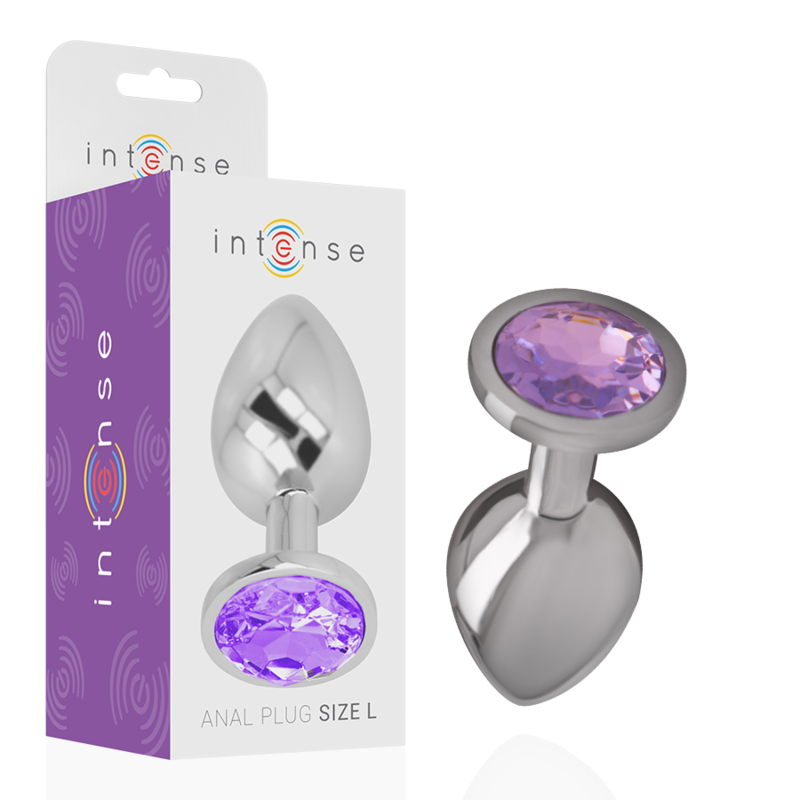 Intense Anal Toys-Plug Anal Metalic Aluminiu cu Cristal Violet 1 img 144353 d5d8ede994b6dbb18598607ca9caced5 1