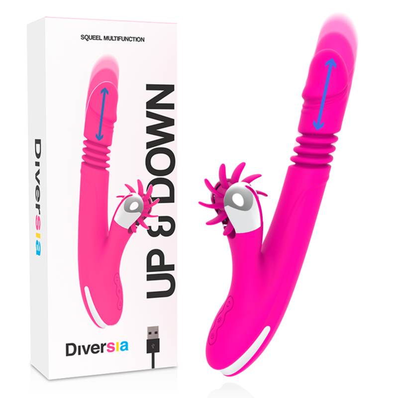 Diversia-Bunny Up & Down 24 cm-Silicon, 7 Trepte, Reincarcabil 1 img 144662 bfb6c37adb12fa5d1b419971b162897e 1