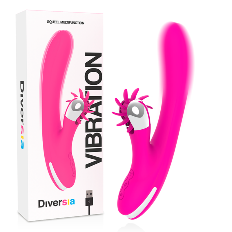 Diversia-Bunny Vibrating 24 cm-Silicon, 7 Trepte, Reincarcabil 1 img 144663 099ffa5b92046314ba23f5f7d9e50817 1
