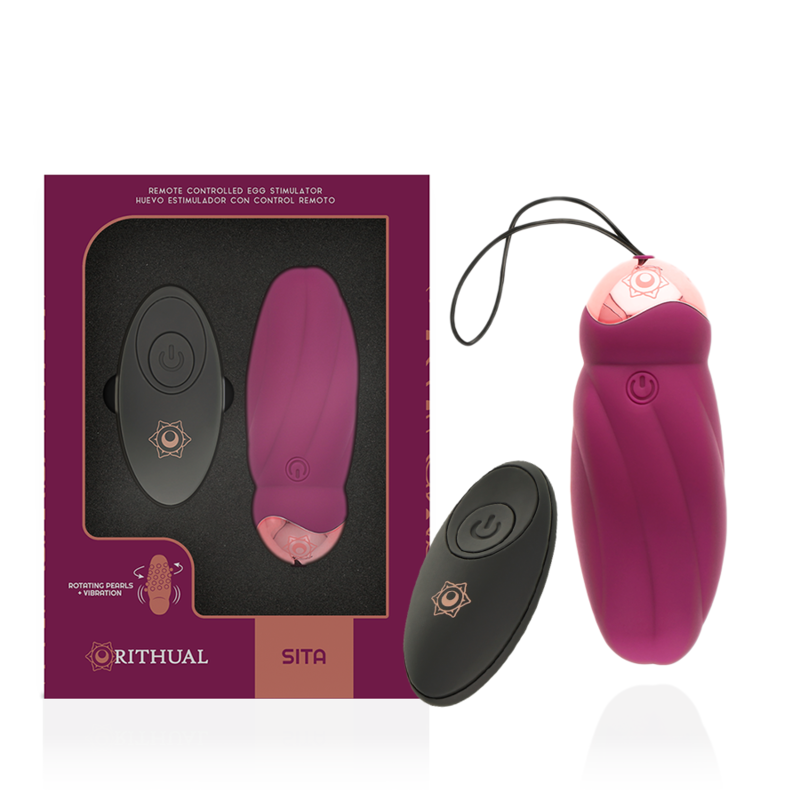 Rithual-Sita Egg Telecomandă Rotire Perle + Vibrație-Silicon, 10 2 img 144691 ca662ba6501705b940823b512cfba192 1
