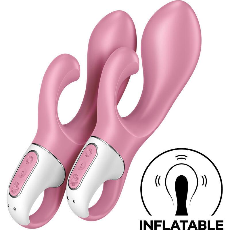 Satisfyer Vibrator-Satisfyer Air Pump Bunny 2 Roz-Silicon, 12 1 img 144704 72fa8521ec04cbc8620fe6854a60d30e 1