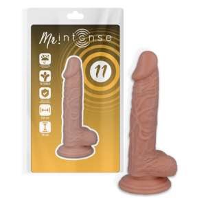 Mr. Intense Dildos-11 Dildo Realist 18 Cm -o- 3.8 Cm-PVC, Ventuza - imagine 1