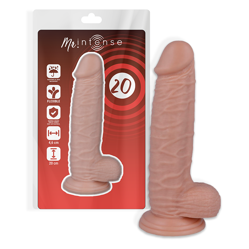 Mr. Intense Dildos-20 Penis Realist 20 Cm -o- 4.6 Cm-PVC, Ventuza · Dildo & Stimulatoare