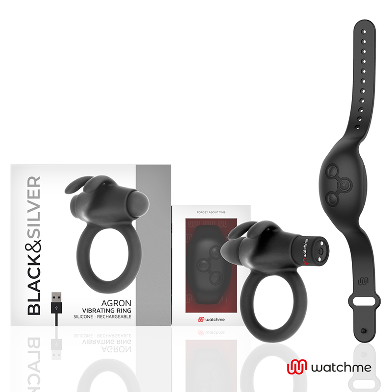 Black&silver-Agron Inel Vibrator cu Control la Distanță 8 img 144816 825cf22369d6c816e1fa171a611a80f7 1