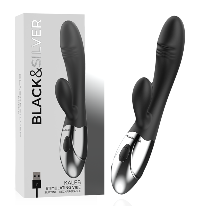 Black&silver-Kaleb Vibrator Stimulant-Silicon, 10 Trepte 6 img 144828 ca02e19be84bb6483696b3b6266935c1 1
