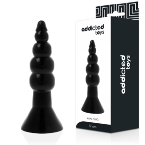 Addicted Toys - Plug Anal 17 Cm Negru - imagine 4