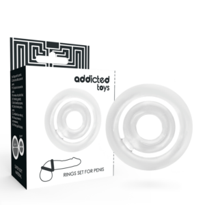 Addicted Toys - Potenz - C-ring Inel pentru Penis Transparent - imagine 5