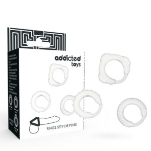 Addicted Toys - Set de Inele C Transparente - imagine 4