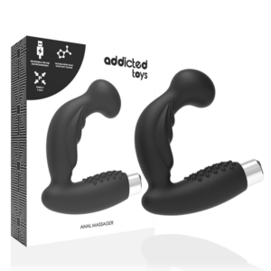 Addicted Toys - Vibrator Prostatic Reîncărcabil Model 3 - Negru - imagine 3