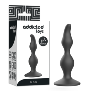 Addicted Toys - Plug Anal Sexual 12 cm Negru - imagine 6