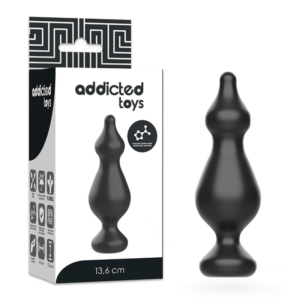 Addicted Toys - Plug Anal 13.6 cm Negru 12 Addicted Toys - Plug Anal 13.6 cm Negru - imagine 6