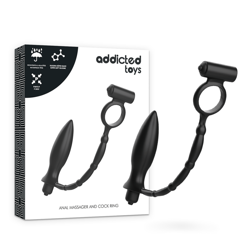 Addicted Toys - Dop Anal cu Inel Vibrator 2 img 144902 cd3542cdb837cf8199f967561352d221 1
