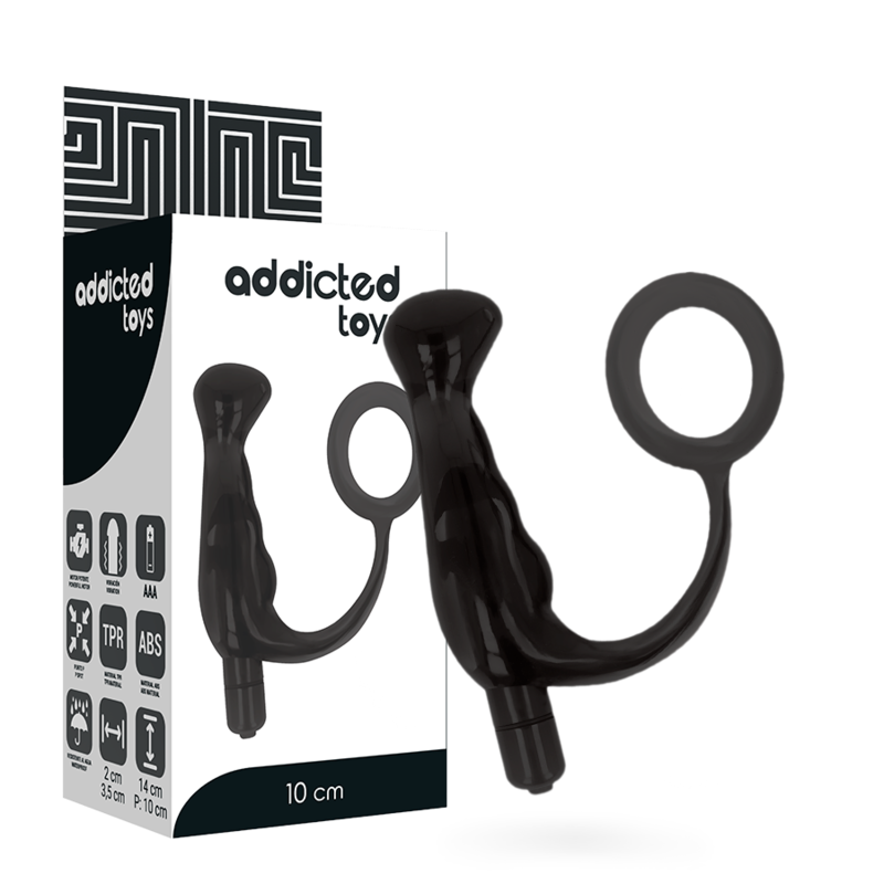 Addicted Toys-Vibrator Prost Tico Black 10 cm-Silicon 4 img 144907 089a62f89a59fc1082606fc3189c2c51 1