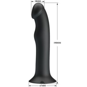 High Tech-Murray Black Vibrator Clitoridian și Ventuză-Silicon - imagine 8