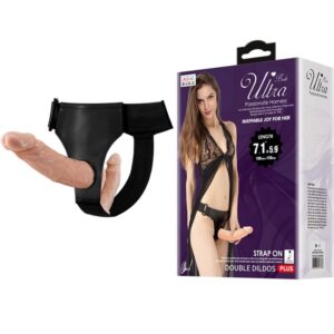 Baile Harness Collection-Ultra Passionate Dildo Dublu cu Ham-TPR - imagine 7