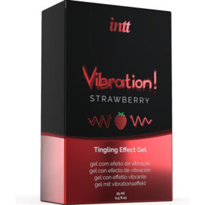 Intt Unisex Arousal Gel-Gel Stimulant Vibrant Lichid Căpșuni 15 ml - imagine 3