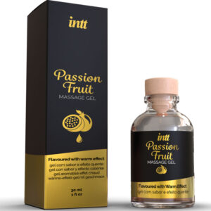Intt Massage & Oral Sex-Gel de Masaj Gust Maracujă, Efect Cald - imagine 3