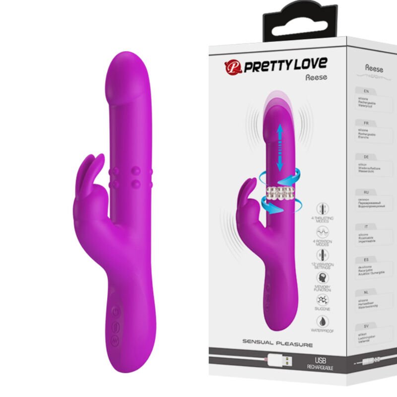 High Tech-Reese Vibrator Rabbit cu Rotație Mov-Silicon, 12 Trepte 2 img 145585 c3f1bf130b39c2425bea782c9ada4259 1